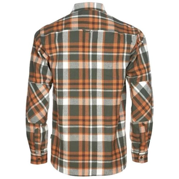 Pinewood Lappland Rough Flannel Skjorte Green/Orange