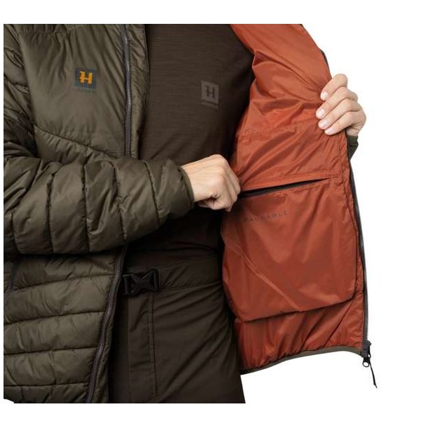 Hrkila Logmar Insulated Packable Jakke Willow Green