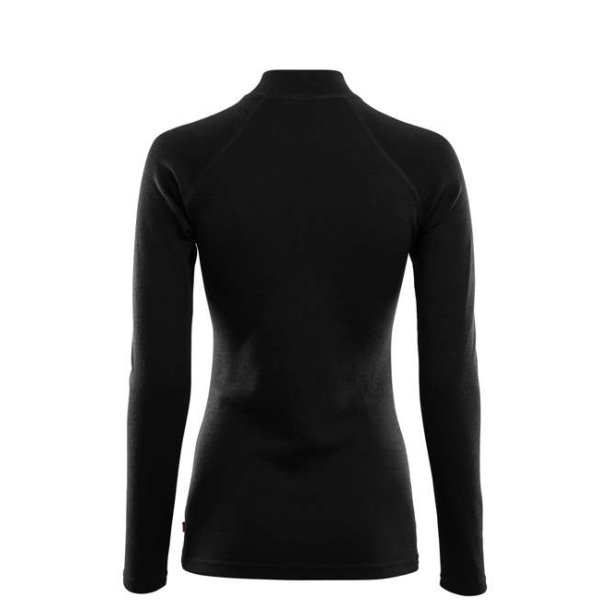 Aclima WarmWool Mock Neck Woman Jet Black