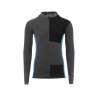 Aclima WarmWool Hoodsweater m.Zip Marengo/Jet Black/ Corsair