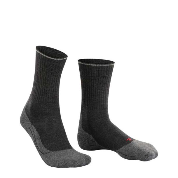 Falke TK2 Explore Wool Silk Strmpe Anthra Mel