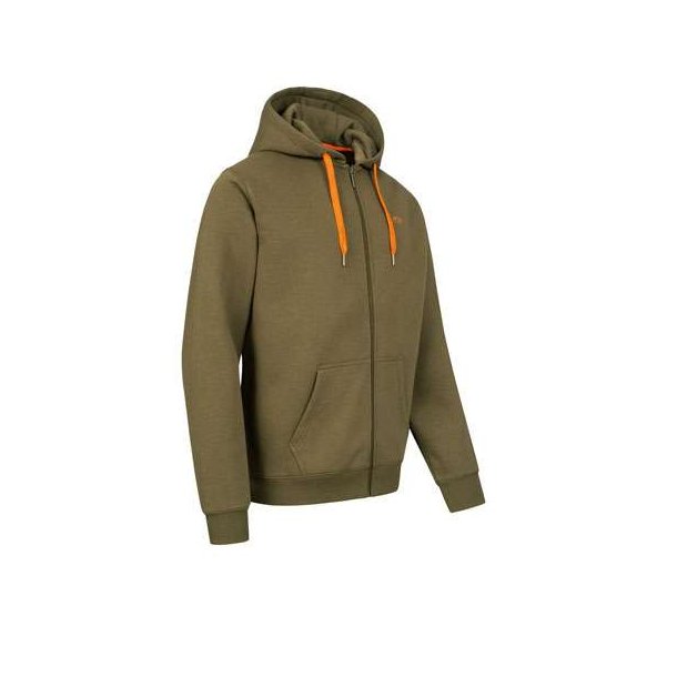 Blaser Hoody Med Zip 23 Dark Olive