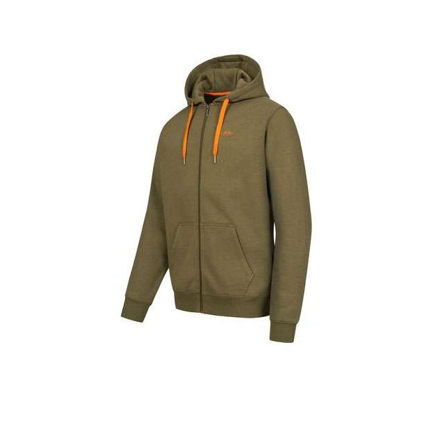 Blaser Hoody Med Zip 23 Dark Olive