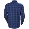 Helly Hansen Lokka Organic Flan Ls Shirt Ocean Classic Plaid