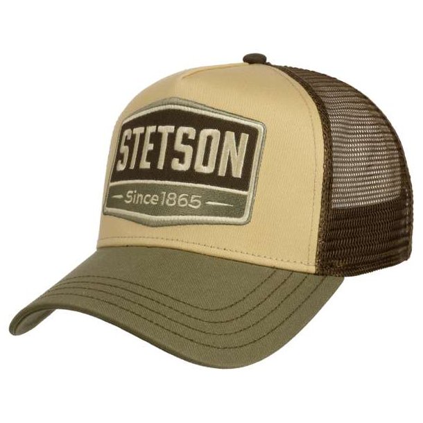 Stetson Trucker Cap Gasoline Olive