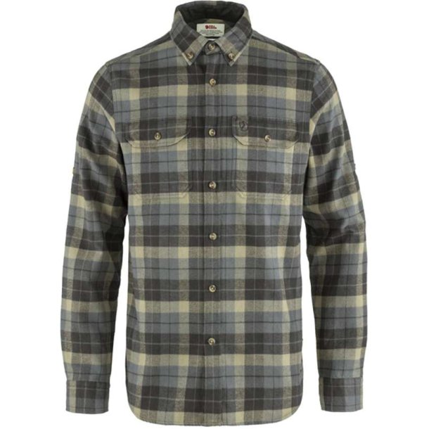 Fjllrven Singi Heavy Flannel Shirt Super Grey-Stone Grey