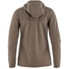 Fjllrven Keb Fleece Hoodie W Suede Brown