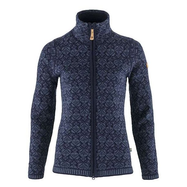 Fjllrven Snow Cardigan W Dark Navy