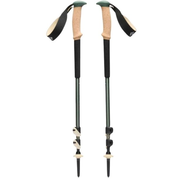Black Diamond Trail Cork Trekking Poles Laurel Green