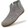 Glerups Boot Hjemmesko Med Gummisl Grey