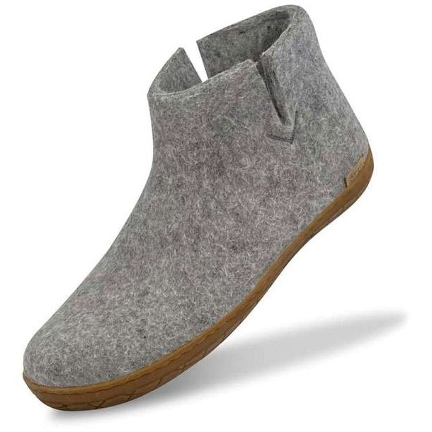 Glerups Boot Hjemmesko Med Gummisl Grey