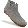 Glerups Boot Hjemmesko Med Gummisl Grey