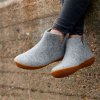 Glerups Boot Hjemmesko Med Gummisl Grey