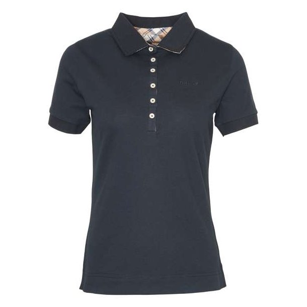 Barbour Portsdown Polo SS Navy/Primrose Tartan