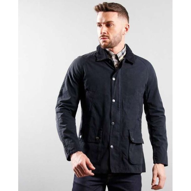 Barbour Ashby Casual Jakke Navy Overgangsjakker www.outdoorlife