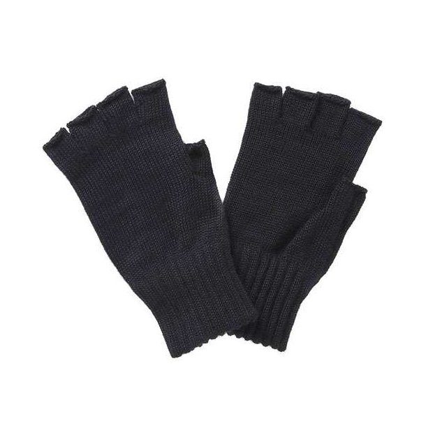 Barbour Fingerless Gloves Black