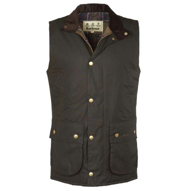 Barbour New Westmorland Vest Dk Oliven