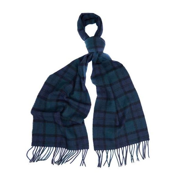 Barbour Tartan Lambswool Scarf Black Watch