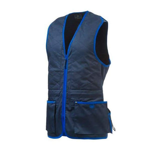 Beretta Trap Cotton Skydevest Blue Navy/Blue Beret